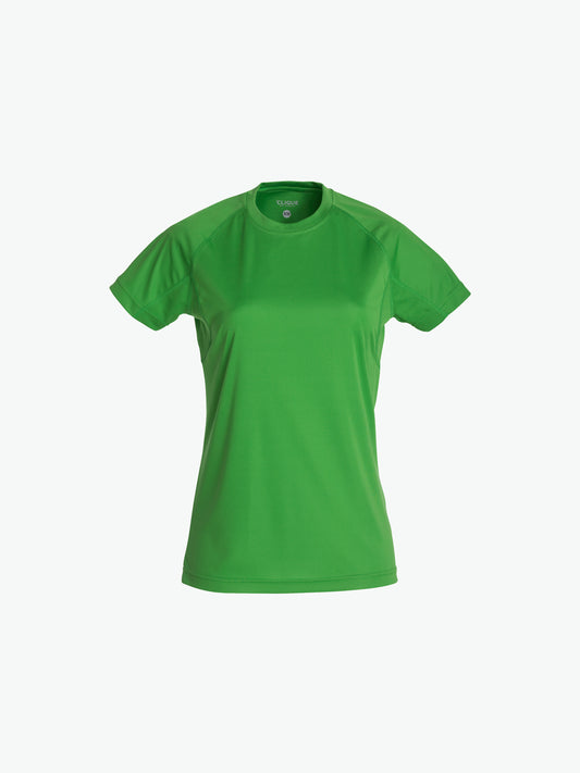 Clique Premium Active-T Women - Appelgroen T-Shirt Dames Clique S