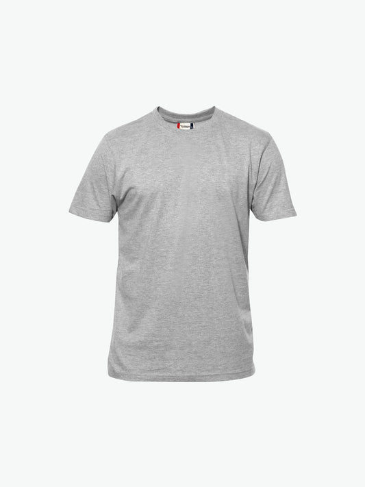 Clique Premium-T Mens - Grijsmelange T-Shirt Clique S