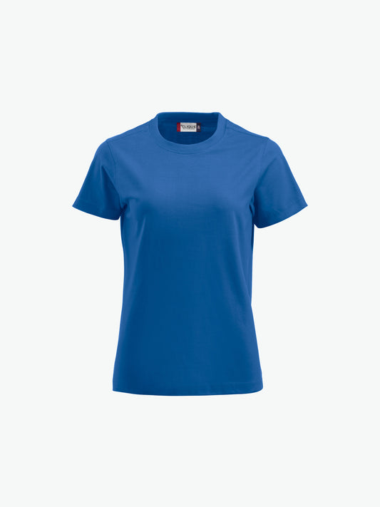 Clique Premium-T Women - Kobalt T-Shirt Dames Clique S