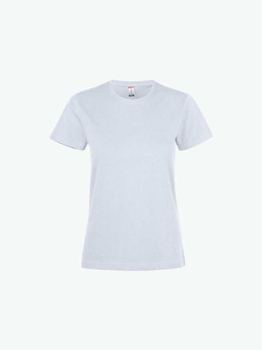 Clique Premium Fashion-T Women - Wit T-Shirt Dames Clique XS