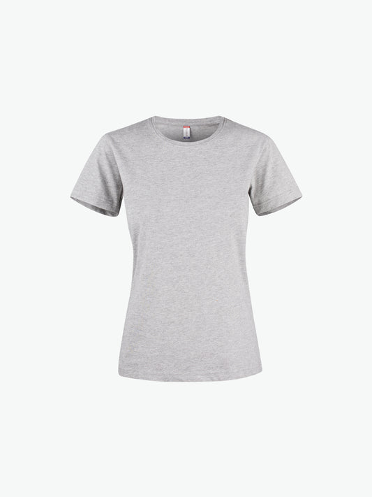 Clique Premium Fashion-T Women - Grijsmelange T-Shirt Dames Clique XS