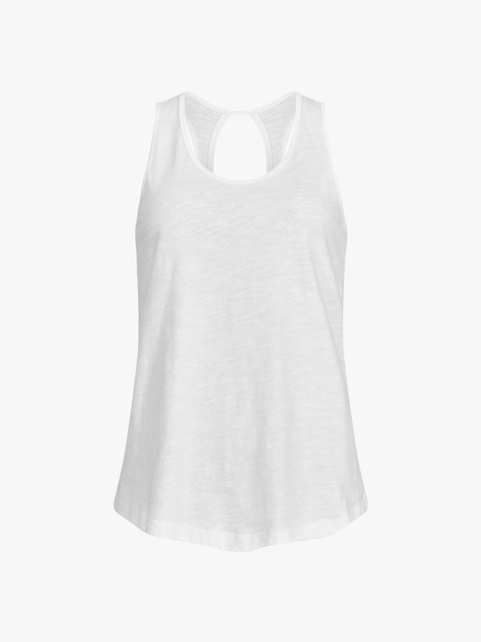 Clique Slub Tanktop Women - Wit Tanktop Dames Clique XS