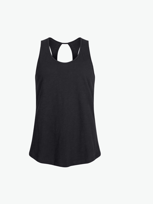 Clique Slub Tanktop Women - Zwart Tanktop Dames Clique XS