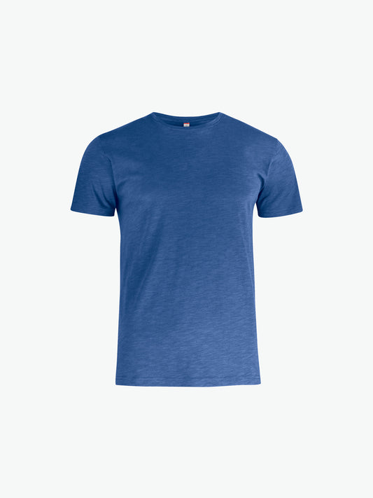 Clique Slub-T - Blauwmelange T-Shirt Clique XS