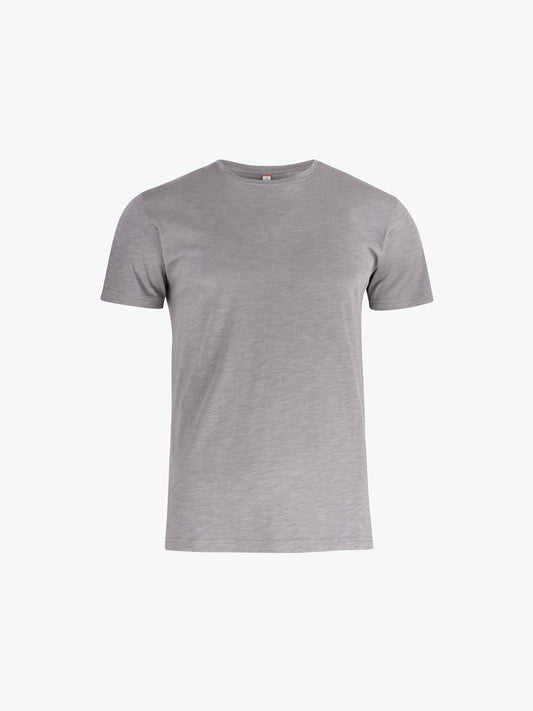 Clique Slub-T - Grijs T-Shirt Clique XS