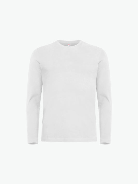 Clique Premium Fashion-T LS - Wit T-Shirt Clique XS
