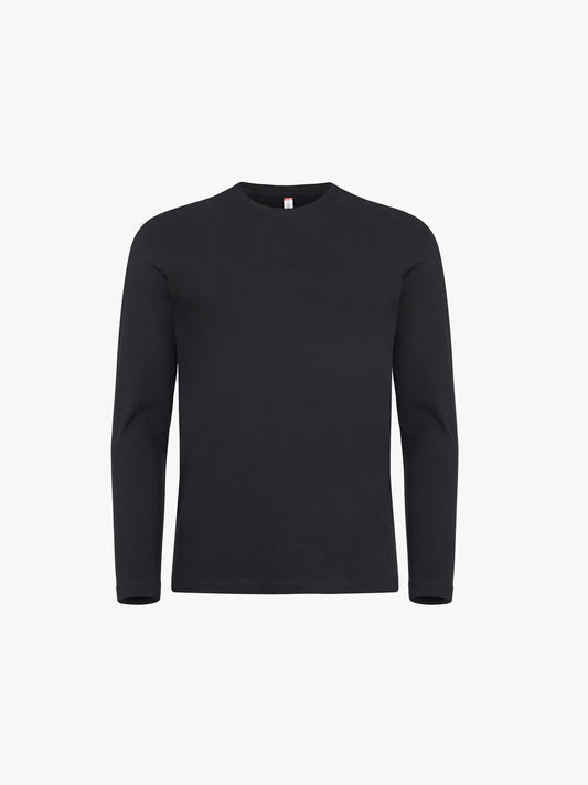 Clique Premium Fashion-T LS - Zwart T-Shirt Clique XS