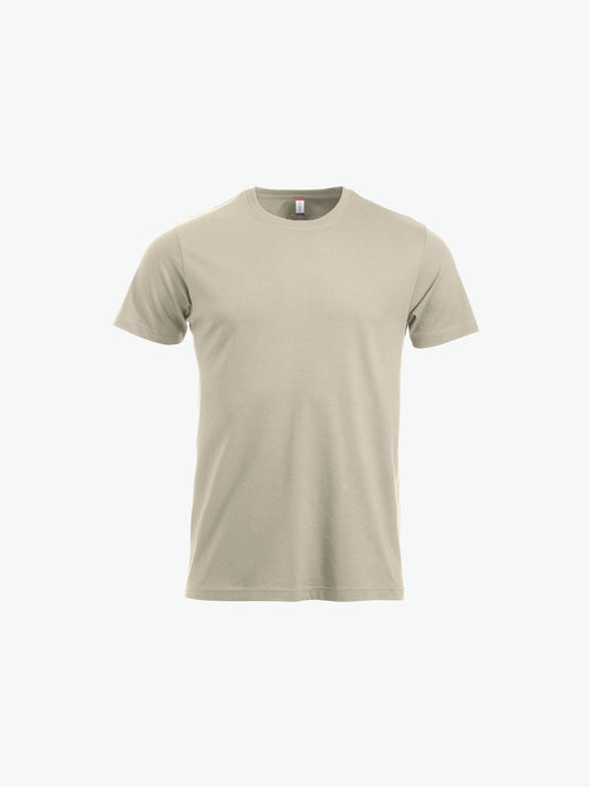 Clique New Classic-T - Licht Khaki T-Shirt Clique XS