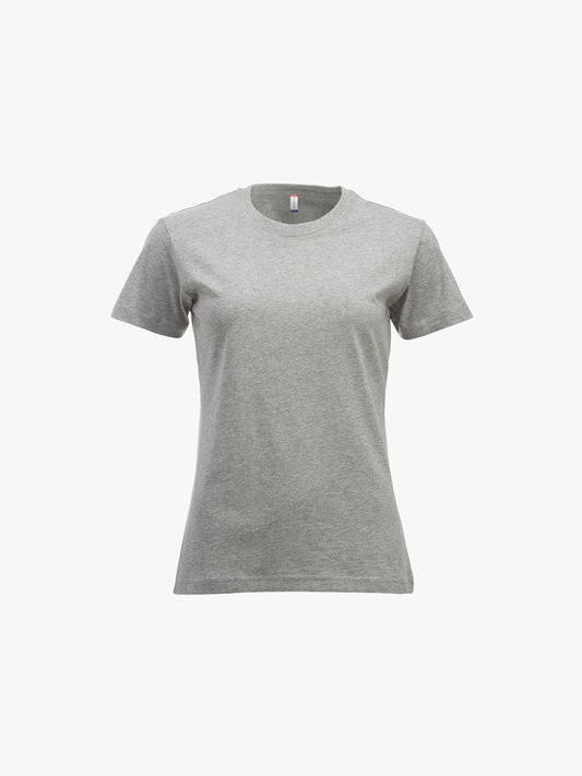 Clique New Classic-T Women - Grijsmelange T-Shirt Dames Clique XS
