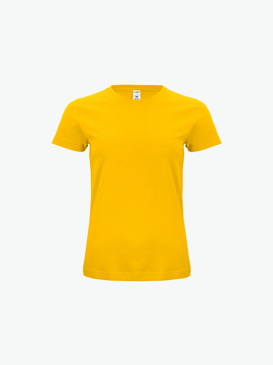Clique Classic OC-T Women - Lemon T-Shirt Dames Clique XS
