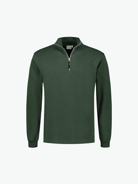 Santino Alex Zipsweater - Donker Groen Sweater Santino S