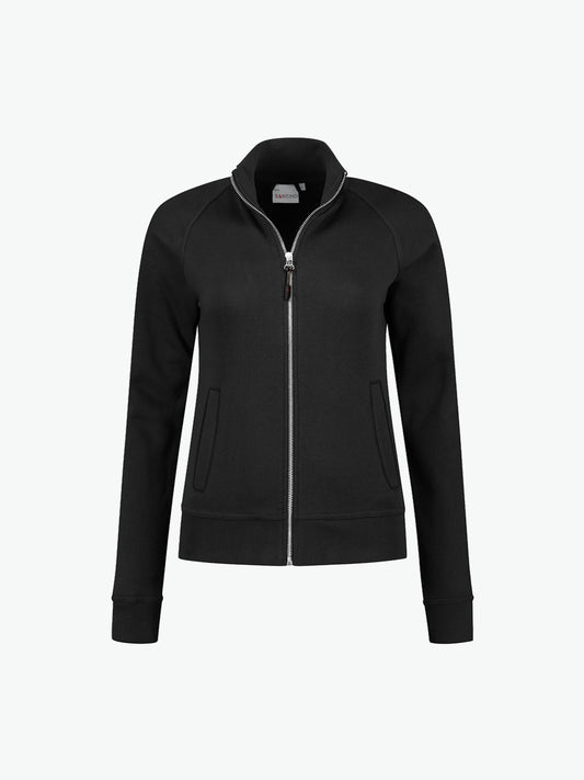 Santino Anna Sweatvest - Zwart Vest Dames Santino XS