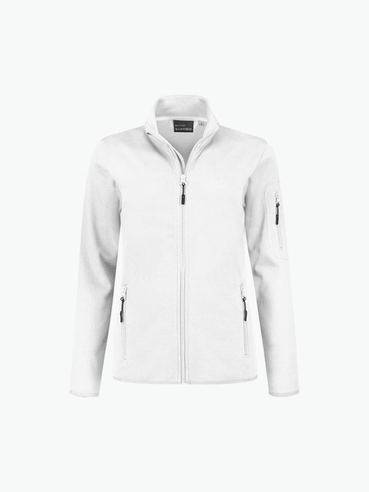 Santino Berlin Ladies Sweatvest - Wit Vest Dames Santino XS