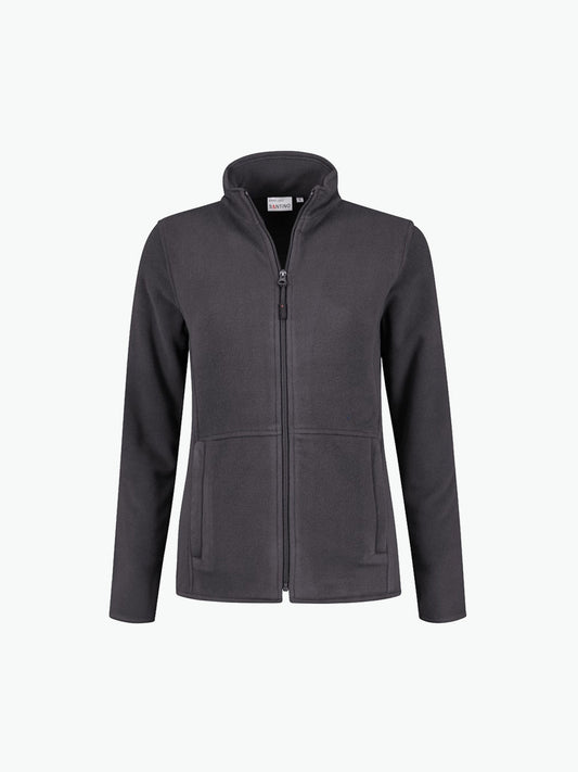 Santino Bormio Ladies Fleecejack - Grijs Fleece Jas Dames Santino S