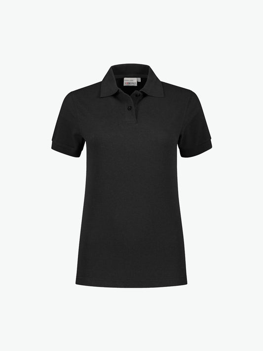 Santino Charma Ladies Poloshirt - Zwart Polo Dames Santino XS