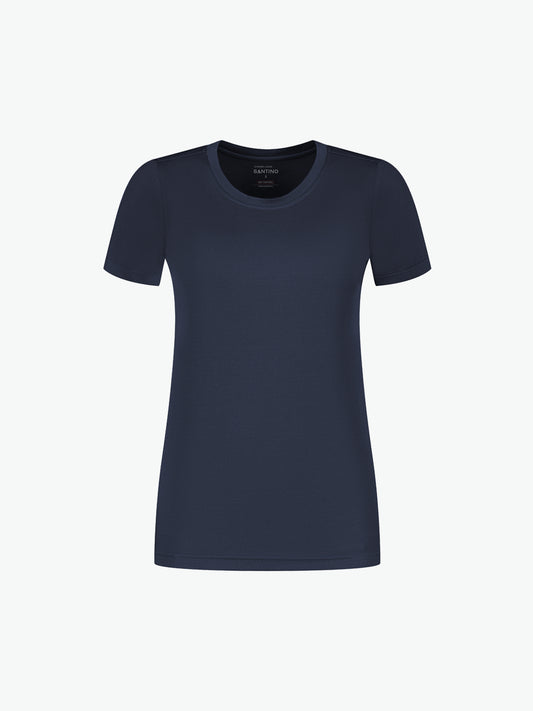Santino Etienne Ladies T-shirt - Navy T-Shirt Dames Santino XS