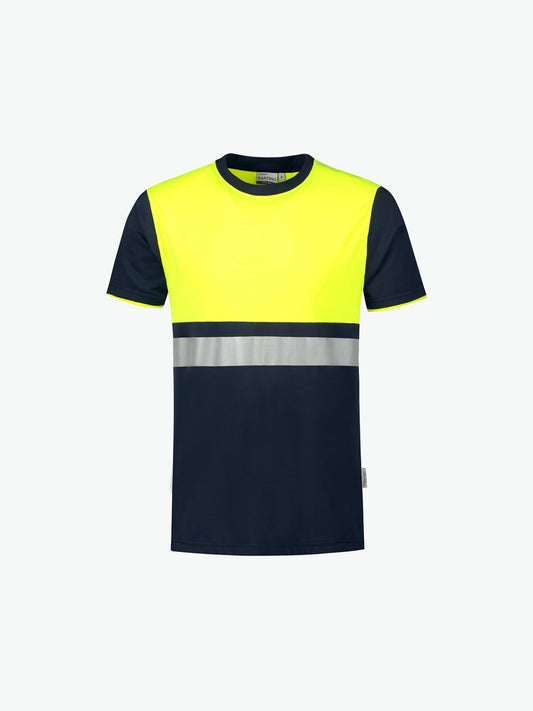 Santino Hannover T-shirt - Navy / Fluor Geel T-Shirt Santino 3XL
