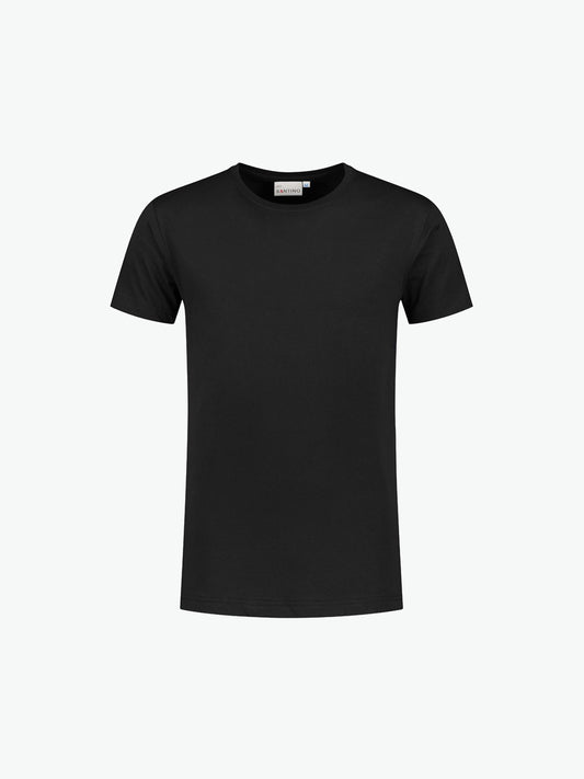 Santino Jace C-neck T-shirt - Zwart T-Shirt Santino XS
