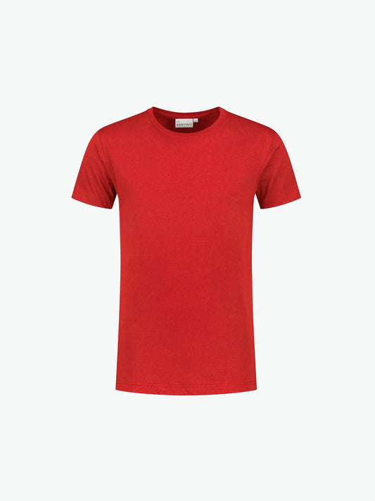 Santino Jace C-neck T-shirt - Rood T-Shirt Santino XS
