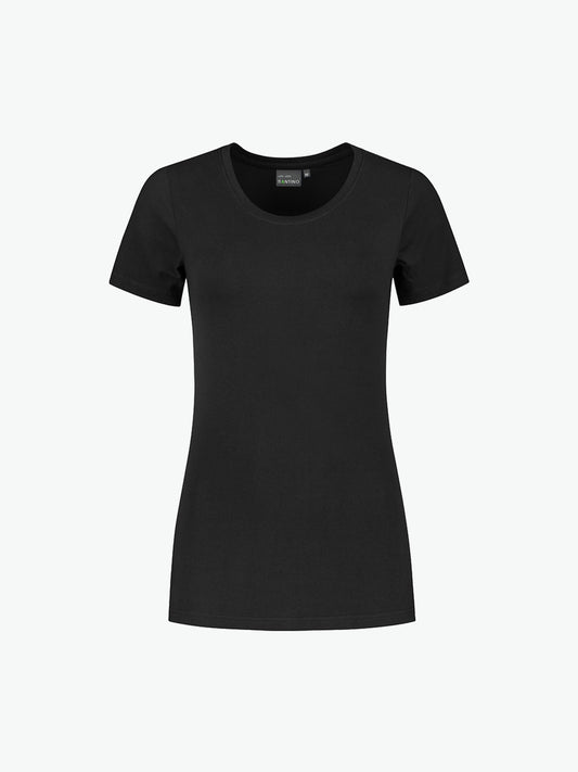 Santino Jaro Ladies T-shirt - Zwart T-Shirt Dames Santino XS