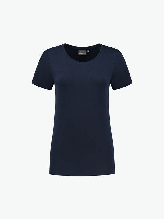 Santino Jaro Ladies T-shirt - Navy T-Shirt Dames Santino XS