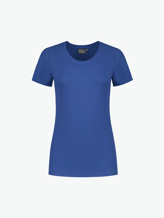 Santino Jaro Ladies T-shirt - Blauw T-Shirt Dames Santino L