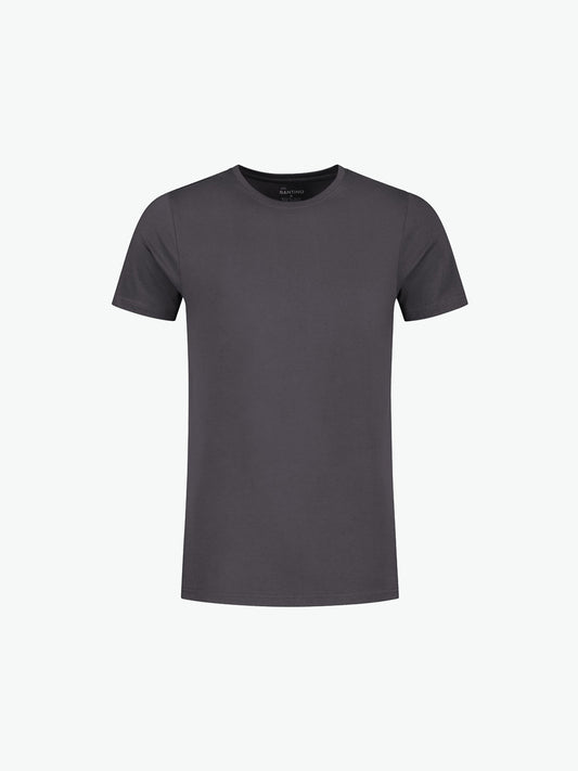 Santino Jive C-neck T-shirt - Grijs T-Shirt Santino XS