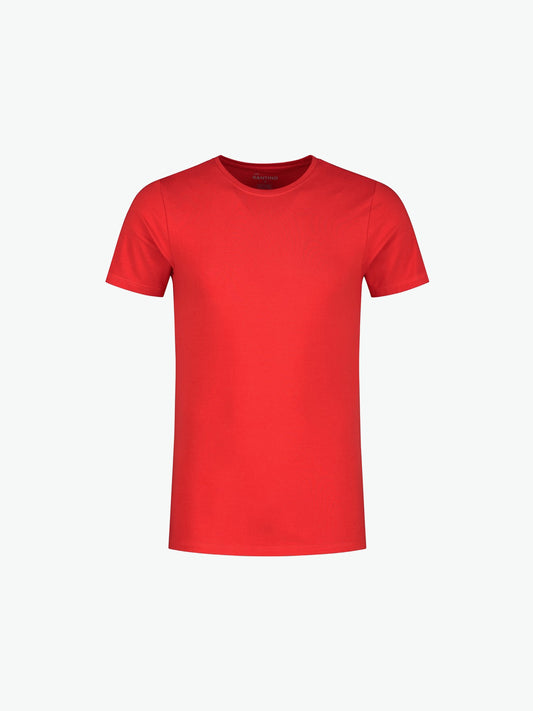 Santino Jive C-neck T-shirt - Rood T-Shirt Santino XS