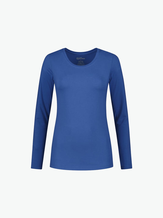 Santino Juna Ladies T-shirt - Blauw T-Shirt Dames Santino XS