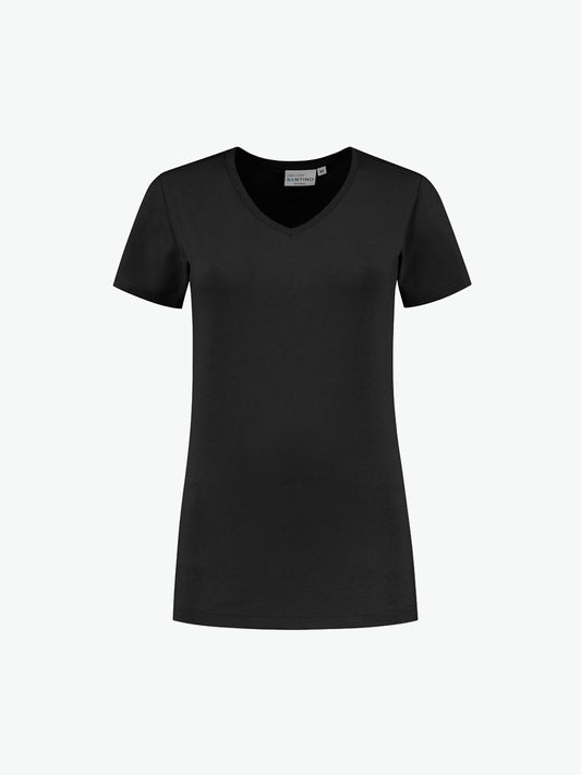 Santino Lebec Ladies T-shirt - Zwart T-Shirt Dames Santino XS