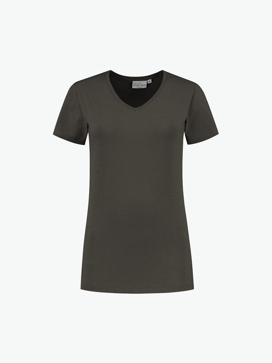 Santino Lebec Ladies T-shirt - Antraciet T-Shirt Dames Santino XS