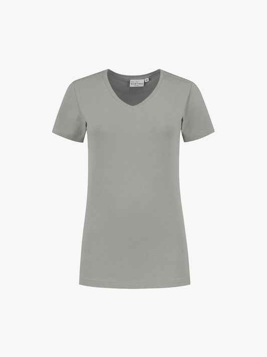 Santino Lebec Ladies T-shirt - Zilver Grijs T-Shirt Dames Santino XS