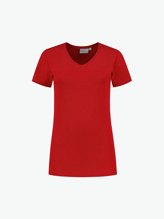 Santino Lebec Ladies T-shirt - Rood T-Shirt Dames Santino XS