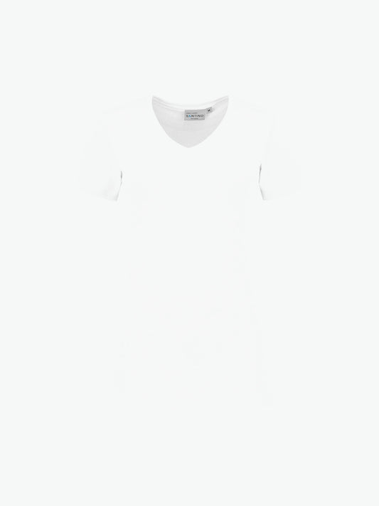 Santino Lebec Ladies T-shirt - Wit T-Shirt Dames Santino XS