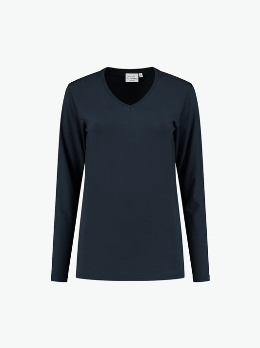 Santino Ledburg Ladies T-shirt - Dark Navy T-Shirt Dames Santino XS