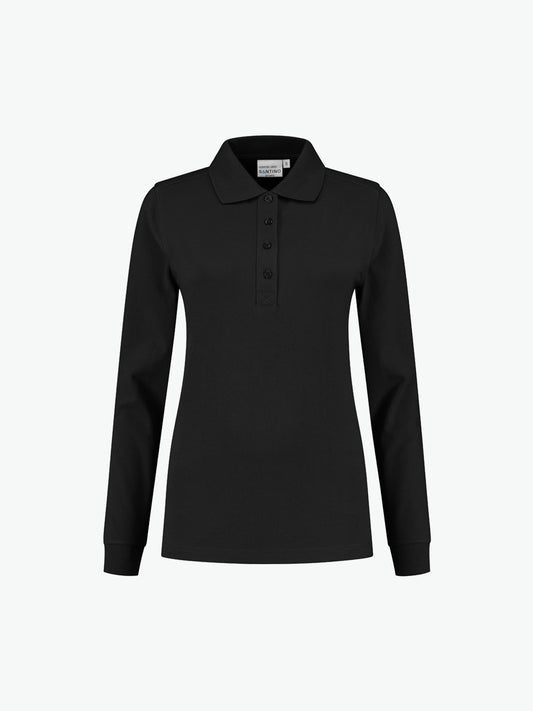 Santino Lexington Ladies Poloshirt - Zwart Polo Dames Santino XS