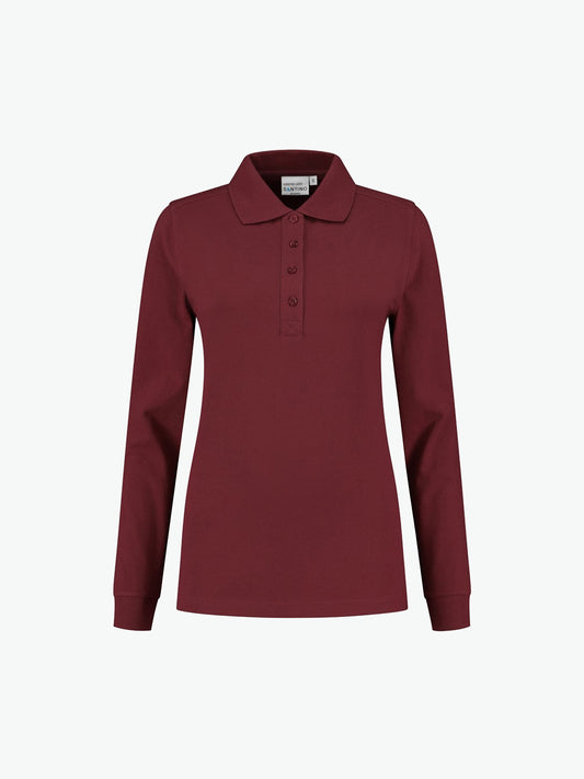 Santino Lexington Ladies Poloshirt - Burgundy Polo Dames Santino XS