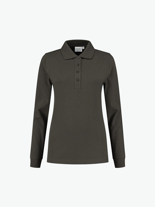 Santino Lexington Ladies Poloshirt - Antraciet Polo Dames Santino XS