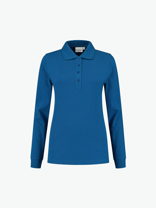 Santino Lexington Ladies Poloshirt - Blauw Polo Dames Santino XS