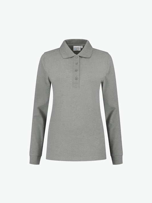 Santino Lexington Ladies Poloshirt - Sport Grijs Polo Dames Santino XS