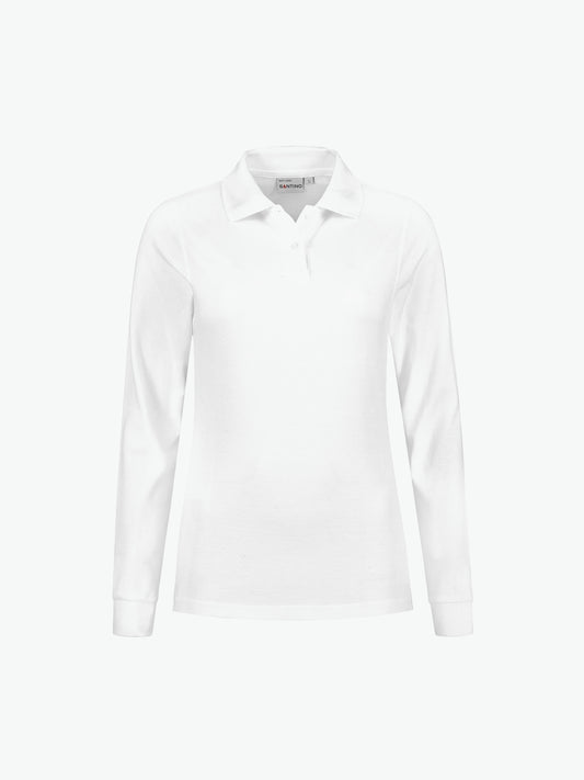 Santino Matt Ladies Poloshirt - Wit Polo Dames Santino XS