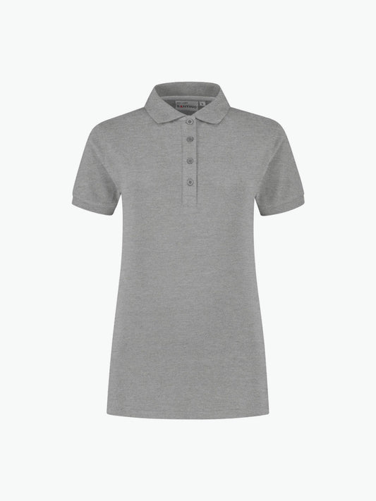 Santino Max Ladies Poloshirt - Grijs Polo Dames Santino XS