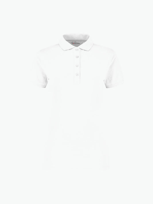 Santino Max Ladies Poloshirt - Wit Polo Dames Santino XS