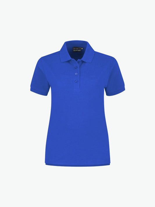 Santino Mika Ladies Poloshirt - Blauw Polo Dames Santino XS