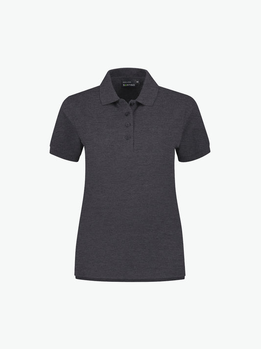 Santino Monza Ladies Poloshirt - Grijs Polo Dames Santino XS