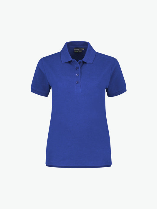 Santino Monza Ladies Poloshirt - Blauw Polo Dames Santino XS