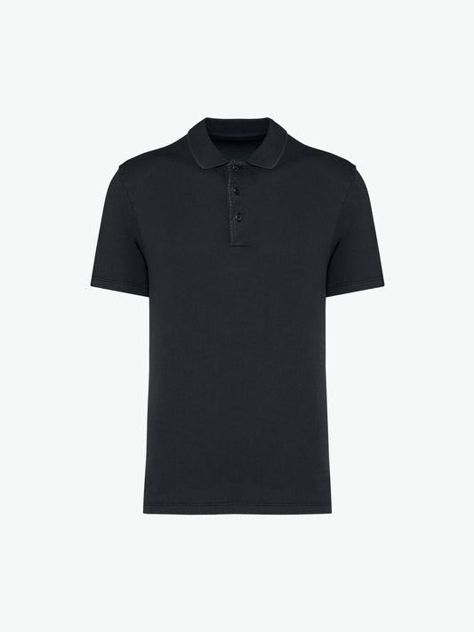 Native Spirit NS201 Polo - Washed Coal Grey Duurzame Polo Native Spirit