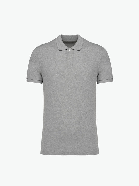 Native Spirit NS207 Polo - Moon Grey Heather Duurzame Native Spirit S
