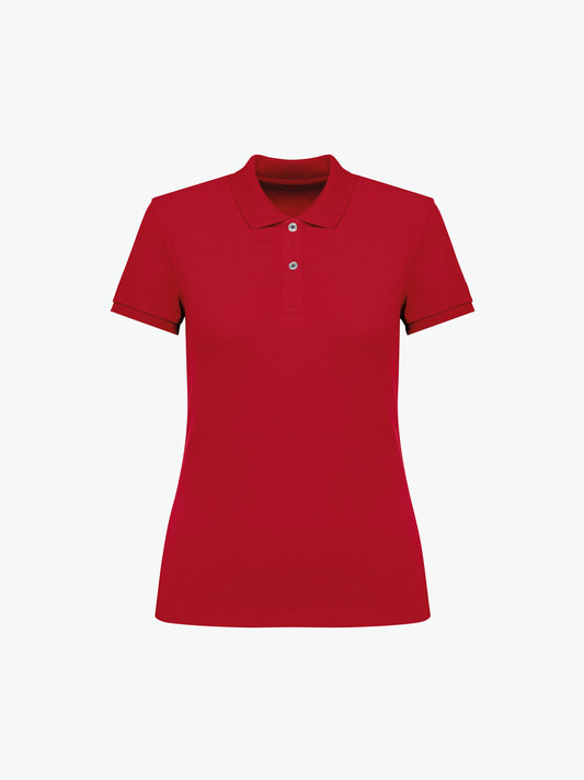 Native Spirit NS208 Polo - Poppy Red Duurzame Polo Dames Native Spirit