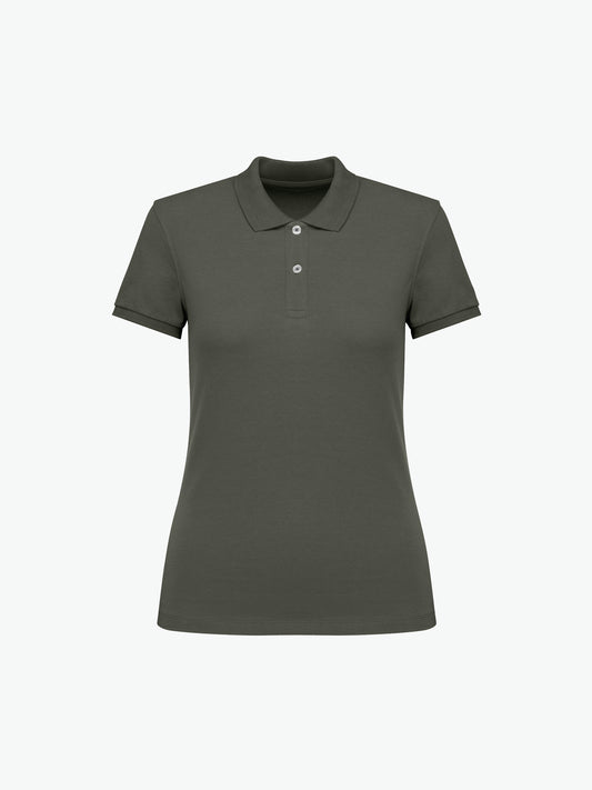 Native Spirit NS208 Polo - Organic Khaki Duurzame Polo Dames Native Spirit